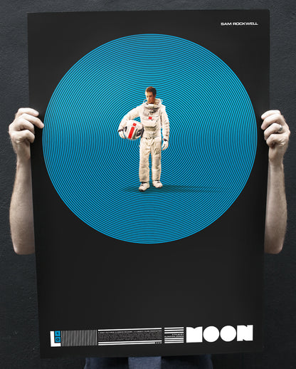 Moon - 10 year Anniversary Poster MOON BLUE